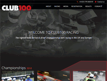 Tablet Screenshot of club100.co.uk